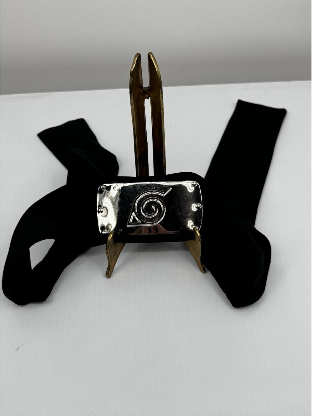 Naruto Shippuden Hidden Leaf Village Headband Metal Plate Cosplay Official
